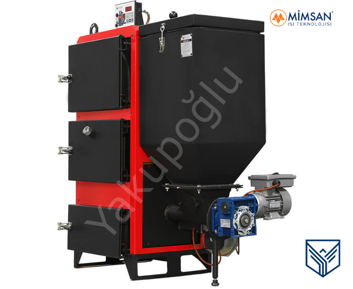 KM60- 60000 kcal KATI YAKITLI ÜÇ GEÇİŞLİ OTOMATİK YÜKLEMELİ
