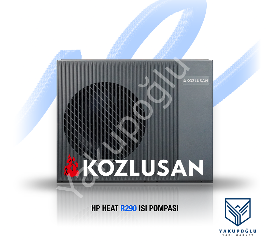 KOZLUSAN HP HEAT 12 KW R290 MONOBLOK ISI POMPASI - Monofaze (220)
