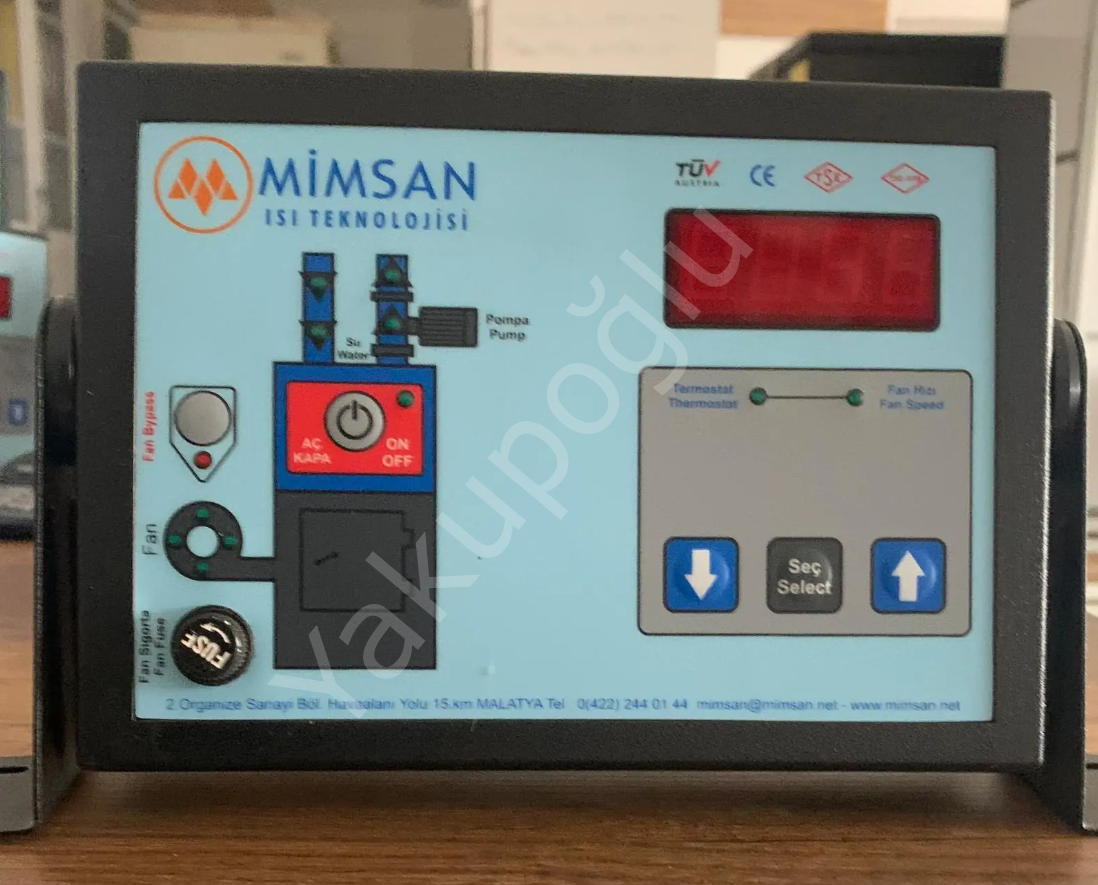 MİMSAN KAZAN KUMANDA PANELİ MANUEL B TİPİ