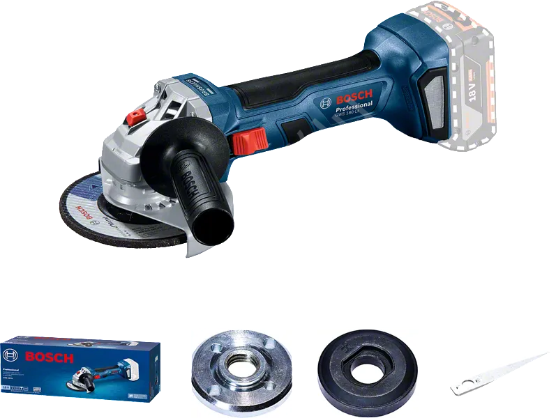 Bosch GWS 180-Li Tek Akülü 4 Ah Taşlama Makinesi