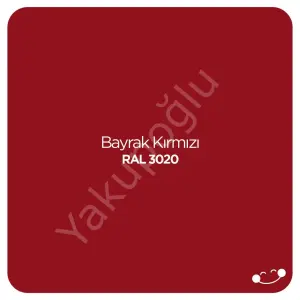 Polisan Akrilik Bayrak Kırmızı Sprey Boya 400 ml - RAL 3020